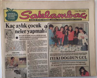 Günaydın Gazetesi Saklambaç Eki 13 Ocak 1982 - Kaç Aylık Çocuk Neler Yapmalı ? GZ18101 - 1