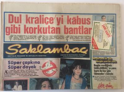 Günaydın Gazetesi Saklambaç Eki 13 Temmuz 1986 - Hülya Avşar Harika İle Sedayı Yiyeceğim Dedi GZ20555 - 1