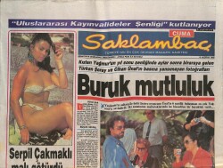 Günaydın Gazetesi Saklambaç Eki 15 Haziran 1990 - Türkan Şoray Cihan Ünal Buruk Mutluluk - Ayşe Tunalı'dan Bir Kaset Daha GZ146490 - 1