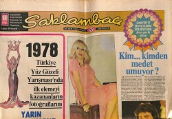 Günaydın Gazetesi Saklambaç Eki 17 Ağustos 1978 - Ajda Pekkan Pusuda GZ63320 - 2
