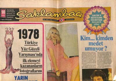Günaydın Gazetesi Saklambaç Eki 17 Ağustos 1978 - Ajda Pekkan Pusuda GZ63320 - 2