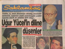 Günaydın Gazetesi Saklambaç Eki 17 Mart 1990 - Uğur Yücel'in Diline Düşenler - Müjde Ar'dan Nasibini Alan Yıldızlar GZ142516 - 1