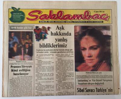 Günaydın Gazetesi Saklambaç Eki 17 Şubat 1981 - Sibel Savacı Saklambaçın Yüz Güzeli Yarışması Hayatını Değiştirdi GZ26615 - 1