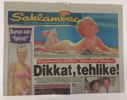 Günaydın Gazetesi Saklambaç Eki 17 Temmuz 1990 - Plajlarda İtalya 90 Modası GZ13189 - 1