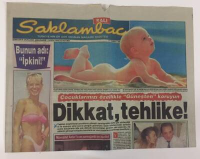 Günaydın Gazetesi Saklambaç Eki 17 Temmuz 1990 - Plajlarda İtalya 90 Modası GZ13189 - 1