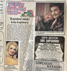 Günaydın Gazetesi Saklambaç Eki 18 Eylül 1979 - Orhan Gencebay - Azize Gencebay Artık Eski Camlar Bardak Oldu - Ercan Turgut Nişanlandı GZ156556 - 2