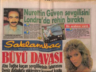 Günaydın Gazetesi Saklambaç Eki 18 Eylül 1988 - Tarık Akan Yeni Filmi İçin Bıraktığı Sakallarını Çok Sevdi GZ63444 - 2