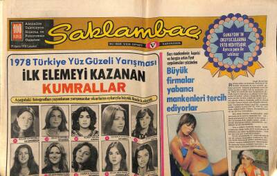 Günaydın Gazetesi Saklambaç Eki 19 Ağustos 1978 - Büyük Firmalar Yabancı Mankenleri Tercih Ediyor GZ63318 - 2