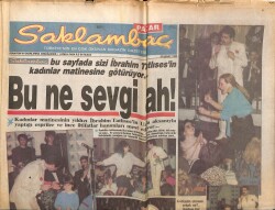 Günaydın Gazetesi Saklambaç Eki 19 Şubat 1989 - Hülya Avşarın Tanımadığınız Kardeşi GZ63454 - 2