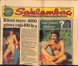 Günaydın Gazetesi Saklambaç Eki 2 Ağustos 1982 - Kadir İnanır Saklambaç Fotoromanları İle Şöhret Oldu - Diana Dors: Kanseri Yendim! GZ146338 - 1
