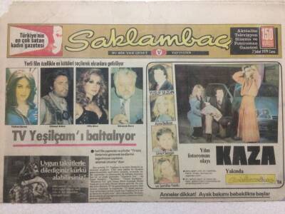 Günaydın Gazetesi Saklambaç Eki 2 Şubat 1979 - TV Yeşilçamı Baltalıyor GZ50686 - 1