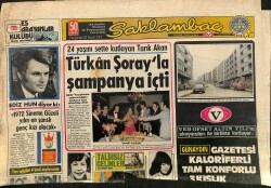 Günaydın Gazetesi Saklambaç Eki 20 Nisan 1972 - Tarık Akan Türkân Şoray'la Şampanya İçti - GZ158047 - Gökçekoleksiyon