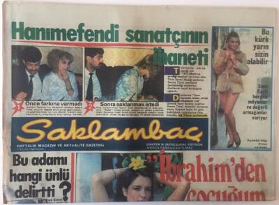 Günaydın Gazetesi Saklambaç Eki 21 Eylül 1986 - Kemal Sunal Artık 25 Milyona Sırıtıyor , Müjde Arın Aşk Dosyası GZ20547 - 1