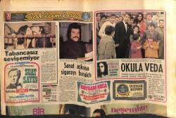 Günaydın Gazetesi Saklambaç Eki 21 Mart 1973 - Tuborg Bira Reklam - İzzet Günay Sanat Aşkına Sigarayı Bıraktı GZ160327 - Gökçekoleksiyon