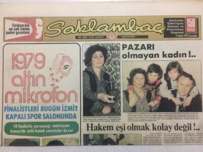 Günaydın Gazetesi Saklambaç Eki 21 Şubat 1979 - Emel sayın Nihayet Yurda Ve Kocasına Dönüyor GZ50683 - 1
