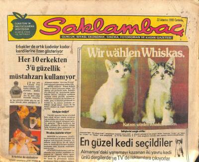 Günaydın Gazetesi Saklambaç Eki 22 Ağustos 1981 - Richard Burtonun Yakışıklı Günleri Geçmişte Kaldı GZ80142 - 1