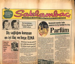 Günaydın Gazetesi Saklambaç Eki 22 Nisan 1981 - Diş Hastalıkları Dünya Ülkelerini Tehdit Ediyor GZ63331 - 1
