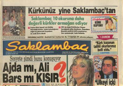 Günaydın Gazetesi Saklambaç Eki 22 Şubat 1987 - İbrahim Tatlıses Damatlığını Derya Gelinliğini Giydi Ama... GZ115769 - 1