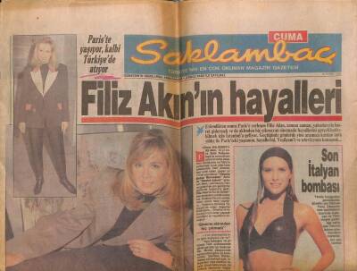 Günaydın Gazetesi Saklambaç Eki 23 Kasım 1990 - Filiz Akının Hayalleri GZ75594 - 1