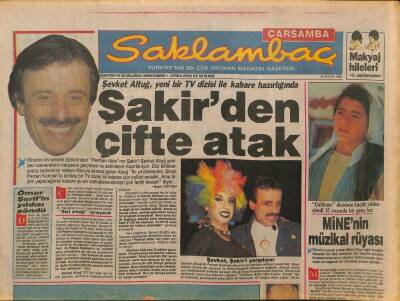 Günaydın Gazetesi Saklambaç Eki 23 Mayıs 1990 - Oya Aydoğanın Gururu - Şevket Altuğdan Çifte Atak GZ126175 - 1