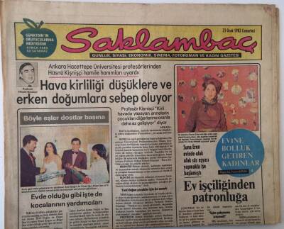 Günaydın Gazetesi Saklambaç Eki 23 Ocak 1982 - Hava Kirliliği Düşüklere Ve Erken Doğumlara Sebep Oluyor GZ18095 - 1