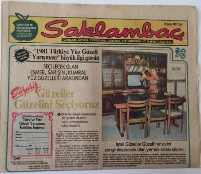 Günaydın Gazetesi Saklambaç Eki 24 Şubat 1981 - NASA Uzaya Yaşlı Bir Kadın Gönderecek GZ26611 - 1