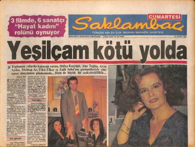 Günaydın Gazetesi Saklambaç Eki 25 Kasım 1989 - Gönül Yazarla Aynur Hanım Ana-Kız Gibi - Batmanın İşi Zor GZ126288 - 1