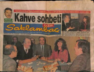Günaydın Gazetesi Saklambaç Eki 25 Mart 1990 - Şair Nedim Lokalinin Kapısı Herkese Açık GZ113608 - 1