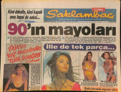 Günaydın Gazetesi Saklambaç Eki 25 Mayıs 1990 - Sophie Marceaunun Hollywood Macerası GZ126250 - 1