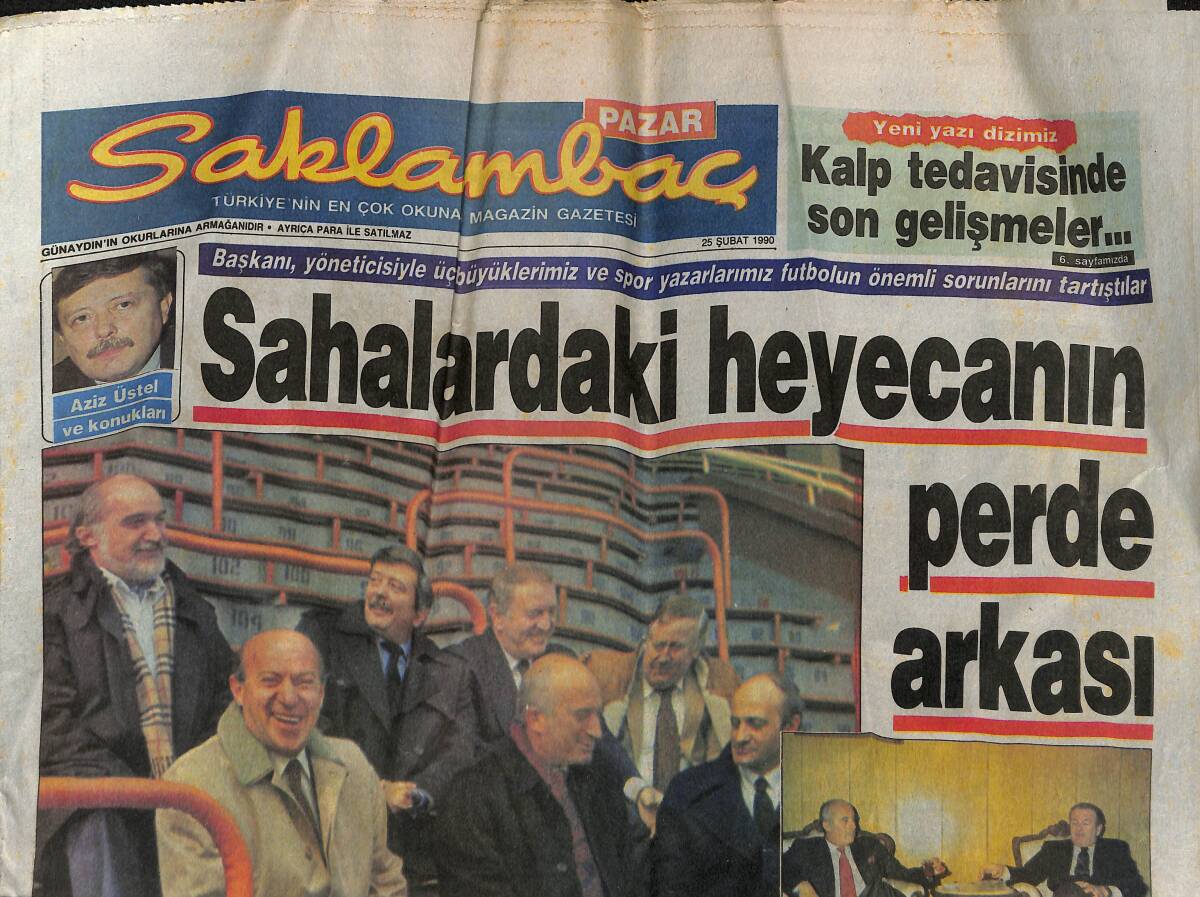 Günaydın Gazetesi Saklambaç Eki 25 Şubat 1990 - Ajda Pekkan: Sessiz Ve Derinden - Sosyete Hayko İle Şakır Şakır GZ152343 - 1