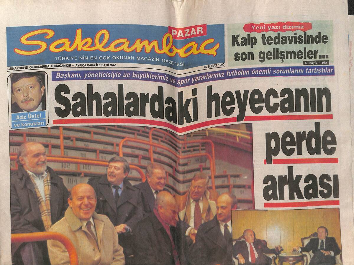 Günaydın Gazetesi Saklambaç Eki 25 Şubat 1990 - Aziz Üstel Ve Konukları - Ajda Pekkan: Sessiz Ve Derinden GZ142468 - 1