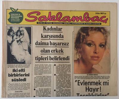 Günaydın Gazetesi Saklambaç Eki 26 Ekim 1980 - Usta Cinayetlerin Yaratıcısı Agatha Christie GZ28230 - 1