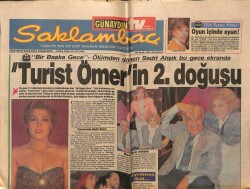 Günaydın Gazetesi Saklambaç Eki 26 Ocak 1991 - Turist Ömerin 2. Doğuşu GZ63461 - 1