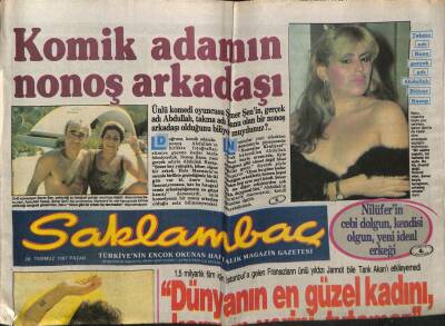 Günaydın Gazetesi Saklambaç Eki 26 Temmuz 1987 - Serpil Çakmaklı Hamile Kalamıyorum GZ63434 - 2