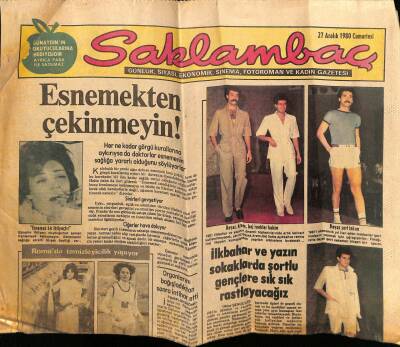Günaydın Gazetesi Saklambaç Eki 27 Aralık 1980 - Esnemekten Çekinmeyin GZ75586 - 1