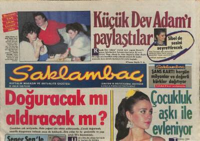 Günaydın Gazetesi Saklambaç Eki 28 Aralık 1986 - Müjde Arın Canı Her Gece Nasıl Çıkıyor ? GZ115318 - 1