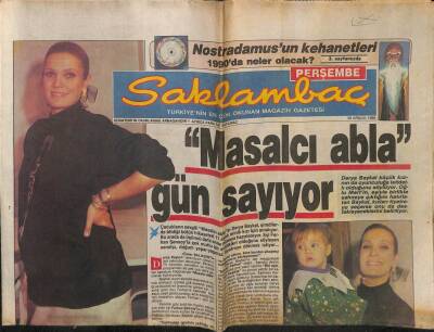 Günaydın Gazetesi Saklambaç Eki 28 Aralık 1989 - Yeşilçamda 2. Kadir İnanır Devri GZ63477 - 1