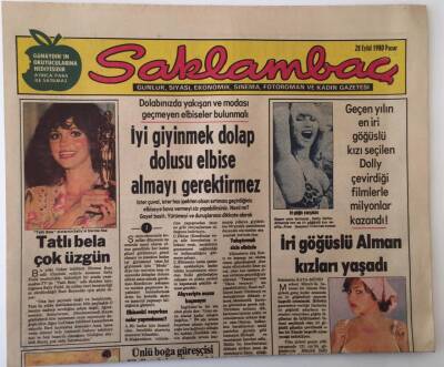 Günaydın Gazetesi Saklambaç Eki 28 Eylül 1980 - İyi Giyinmek Dolap Dolusu Elbise Almayı Gerektirmez GZ18112 - 1
