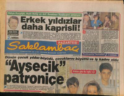 Günaydın Gazetesi Saklambaç Eki 28 Mayıs 1990 - Saatli Çanta Modası .Türkiyede Öncülüğünü Aynur Aydan Yapıyor GZ126135 - 1