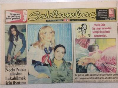 Günaydın Gazetesi Saklambaç Eki 28 Ocak 1979 - Diana Rigg Çocuğunu 18 Ay Sonra Ortaya Çıkardı GZ50684 - 1