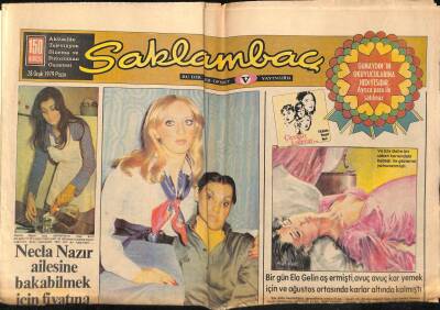 Günaydın Gazetesi Saklambaç Eki 28 Ocak 1979 - Necla Nazır Ailesine Bakabilmek İçin Fiyatına Zam Yaptı GZ63302 - 2
