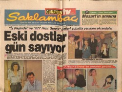 Günaydın Gazetesi Saklambaç Eki 28 Ocak 1991 - Hülya Avşarı Savaş Çarptı GZ63459 - 2