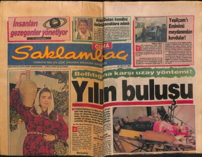 Günaydın Gazetesi Saklambaç Eki 29 Aralık 1989 - Köylü Kızı Seren Serengil GZ63455 - 2