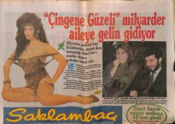 Günaydın Gazetesi Saklambaç Eki 29 Kasım 1987 - Türkan Şoray Sigarayı 2 Pakete Çıkardı GZ63388 - 2