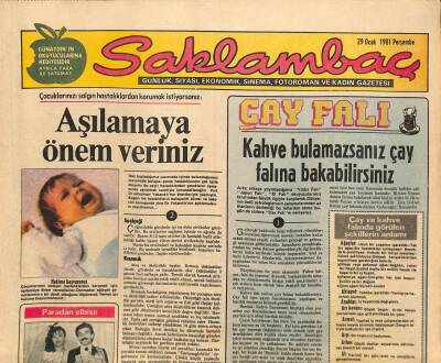 Günaydın Gazetesi Saklambaç Eki - 29 Ocak 1981 - Aşılamaya Önem Veriniz GZ110180 - 1