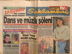 Günaydın Gazetesi Saklambaç Eki 29 Ocak 1991 - Gönül Yazar Kendini Oynuyor GZ63458 - 1