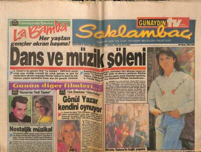 Günaydın Gazetesi Saklambaç Eki 29 Ocak 1991 - Gönül Yazar Kendini Oynuyor GZ63458 - 1