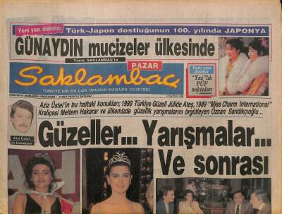 Günaydın Gazetesi Saklambaç Eki 3 Haziran 1990 - Çetin Alp de Ödül Bekliyor - Gülşen Bubikoğlundan Saklambaç Okurlarına Özel Defile GZ126129 - 1