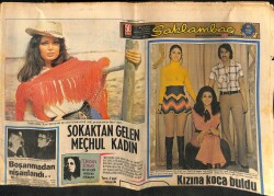 Günaydın Gazetesi Saklambaç Eki 3 Nisan 1973 - Sokaktan Gelen Meçhul Kadın Türkân Şoray GZ160322 - Gökçekoleksiyon
