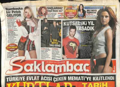 Günaydın Gazetesi Saklambaç Eki 30 Aralık 2010 - Bambaşka Bir Petek Dinçöz Geliyor GZ113235 - 1